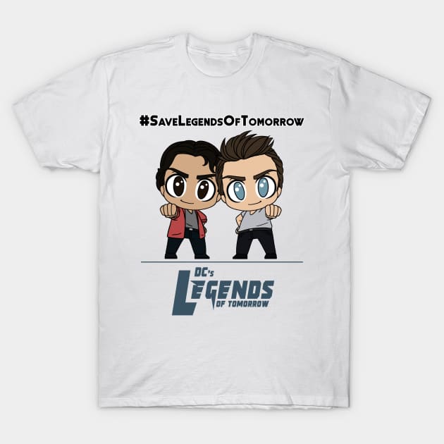 Save Legends Of Tomorrow - Behrad and Nate T-Shirt by RotemChan